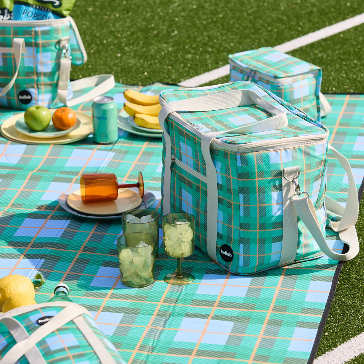 Picnic Bag Ocean Check – Kollab USA