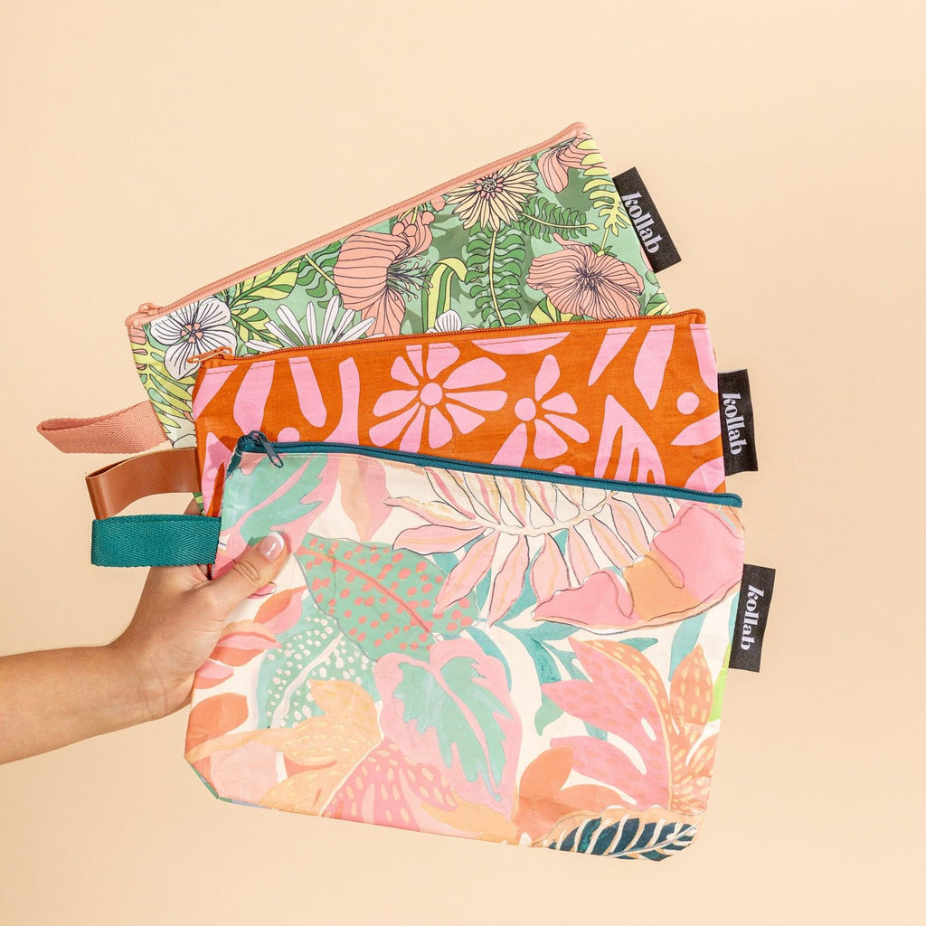 Clutch bag Summer Garden - Kollab USA