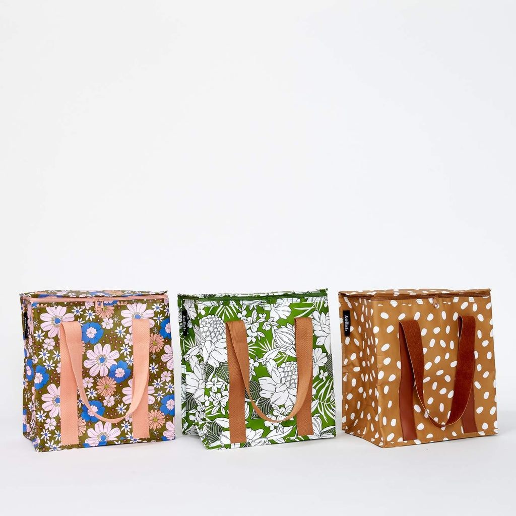 Cooler Bag Blue Flowers - Kollab USA