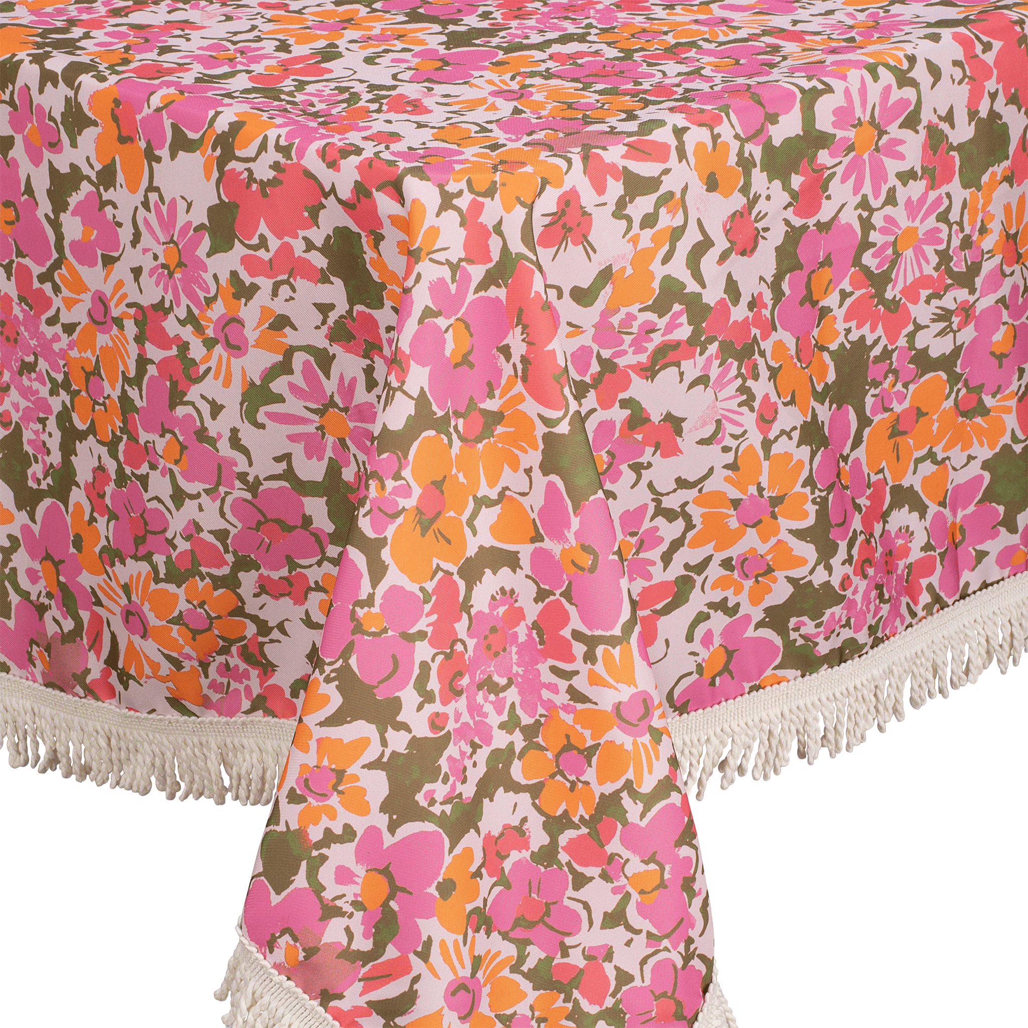 Fringed Tablecloth Garden Spritz – Kollab USA