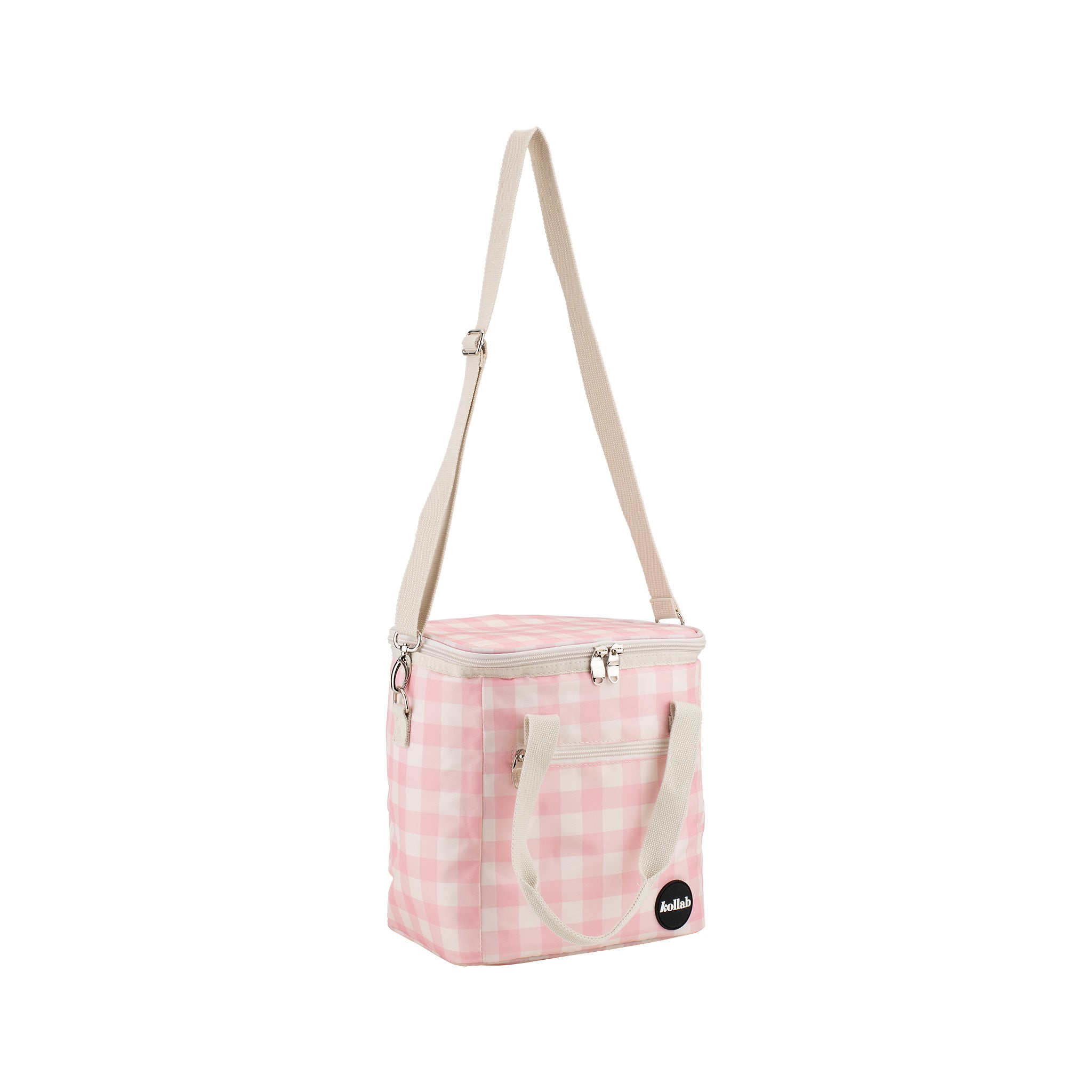 Mini Cooler Candy Pink Check – Kollab USA