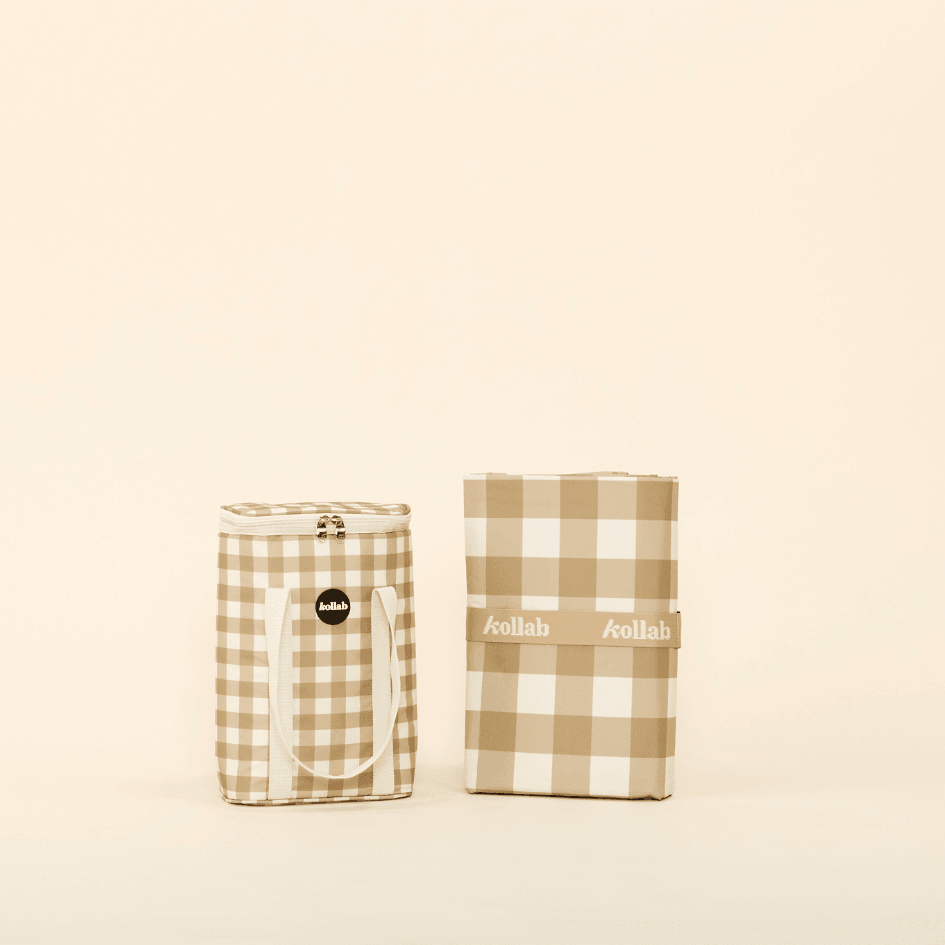 Medium Mat Olive Check - Kollab USA