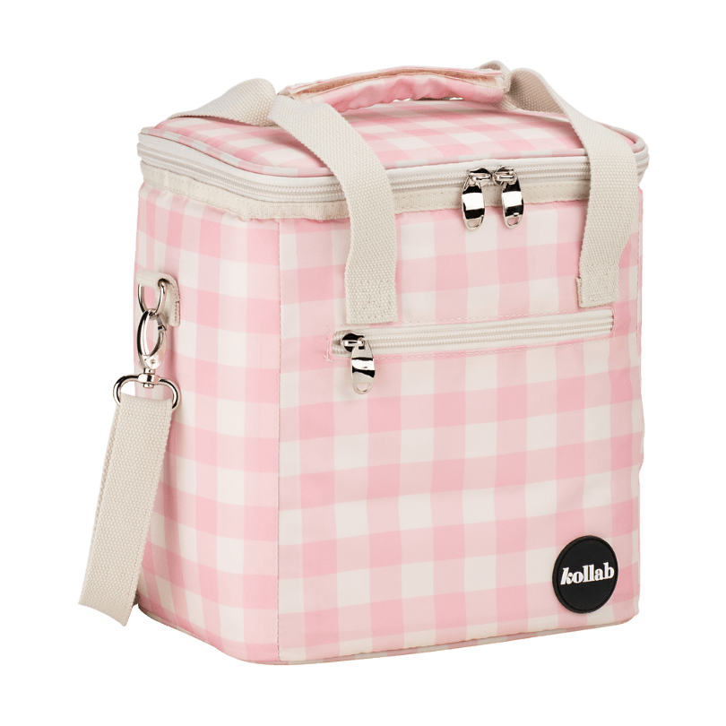 Mini Cooler Candy Pink Check – Kollab USA