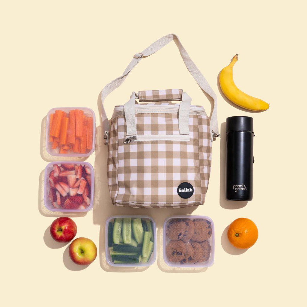 Mini Cooler Khaki Black - Kollab USA