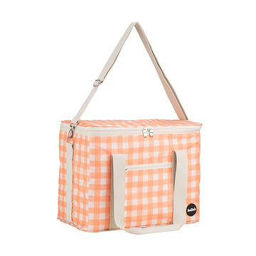 Picnic Bag Apricot Check - Kollab USA