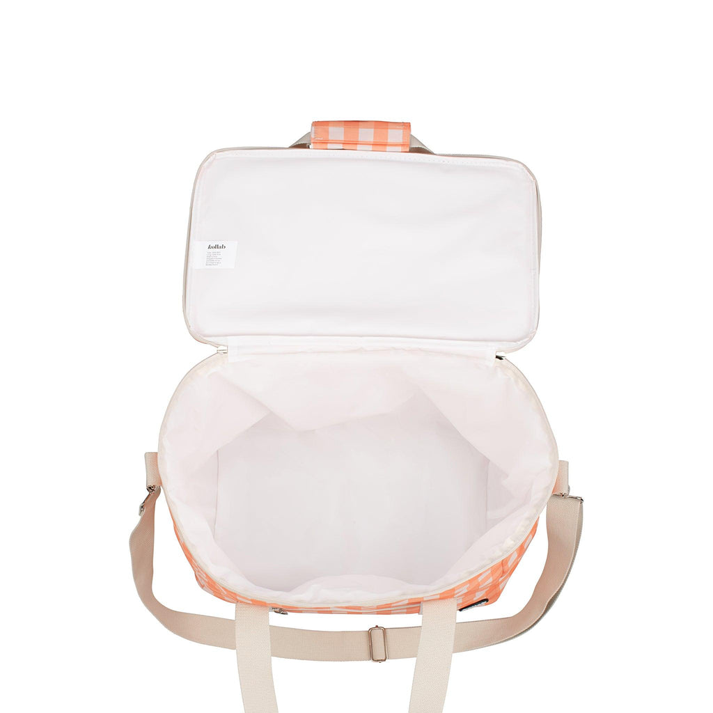 Picnic Bag Apricot Check - Kollab USA