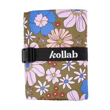 Picnic Mat Blue Flowers - Kollab USA