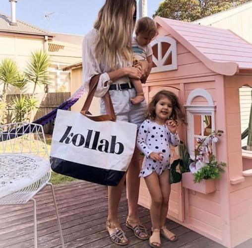 Shopper Tote Logo - Kollab USA