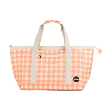 Tote Bag Apricot Check - Kollab USA