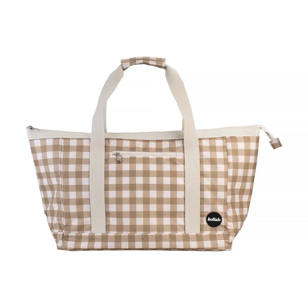 Tote Bag Olive Check - Kollab USA