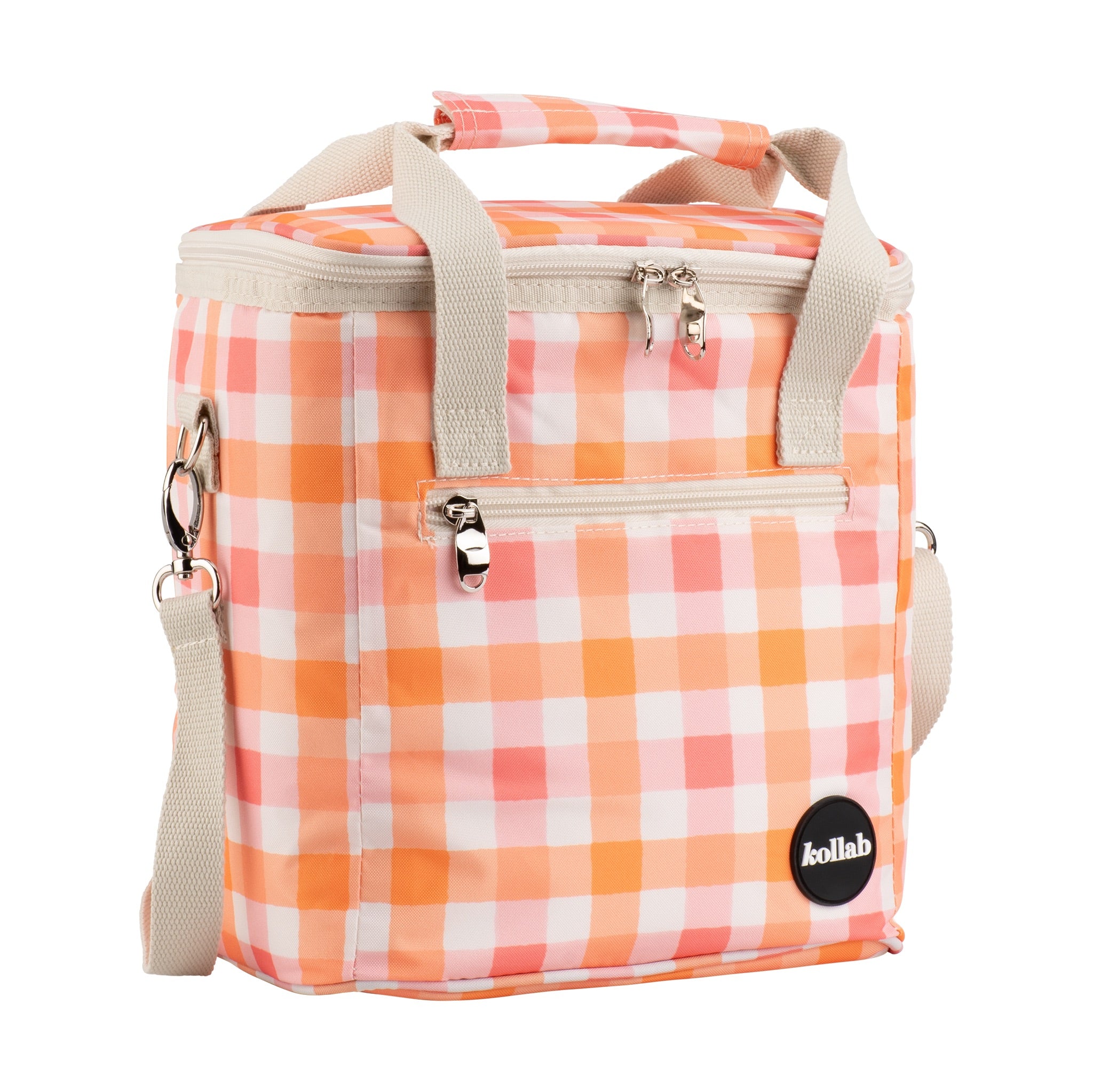 Mini Cooler Watermelon Peach Check – Kollab USA